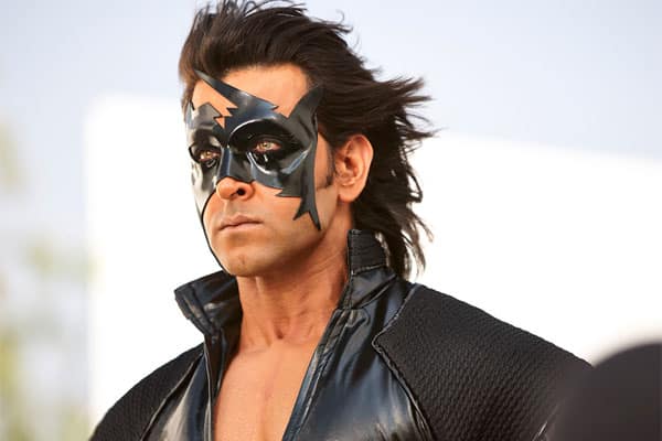 Hrithik Roshan in a still from 'Krrish 3'.