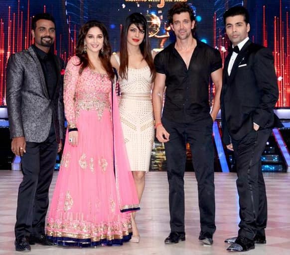 Priyanka and Hrithik recently promoted 'Krrish 3' on the final episode of a dance reality show.