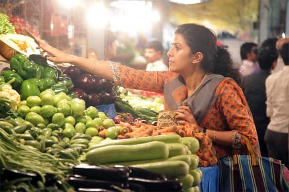 Ila (Nimrat Kaur) in a still from 'The Lunchbox'.