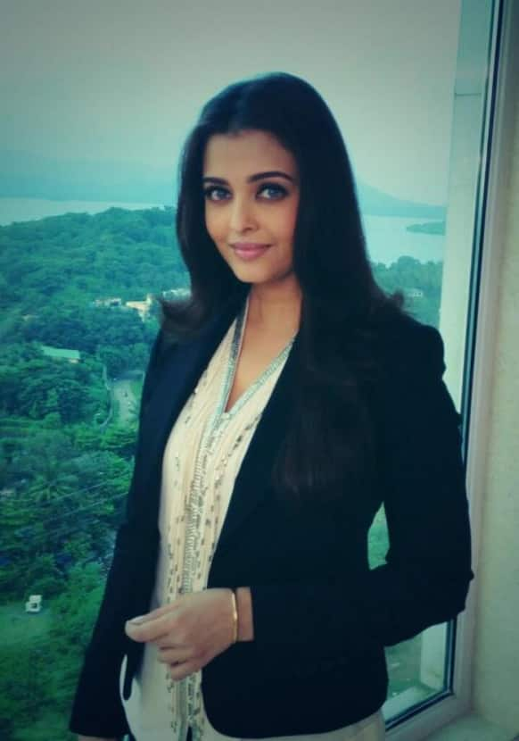 Aishwarya Rai Bachchan as seen from the lenses of make-up maestro Mickey Contractor.