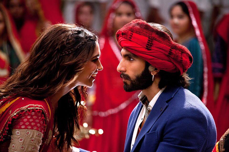 Deepika Padukone and Ranveer Singh in a still from Sanjay Leela Bhansali's 'Ramleela'. Pic courtesy: Facebook