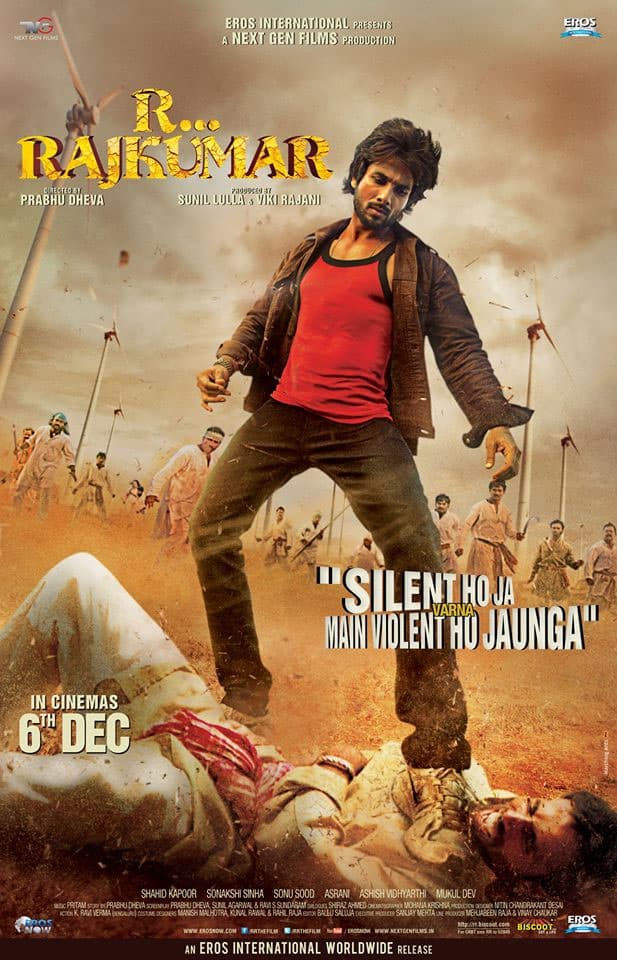 Here's a brand new poster of Shahid Kapoor's 'R...Rajkumar'. Pic courtesy: @Facebook