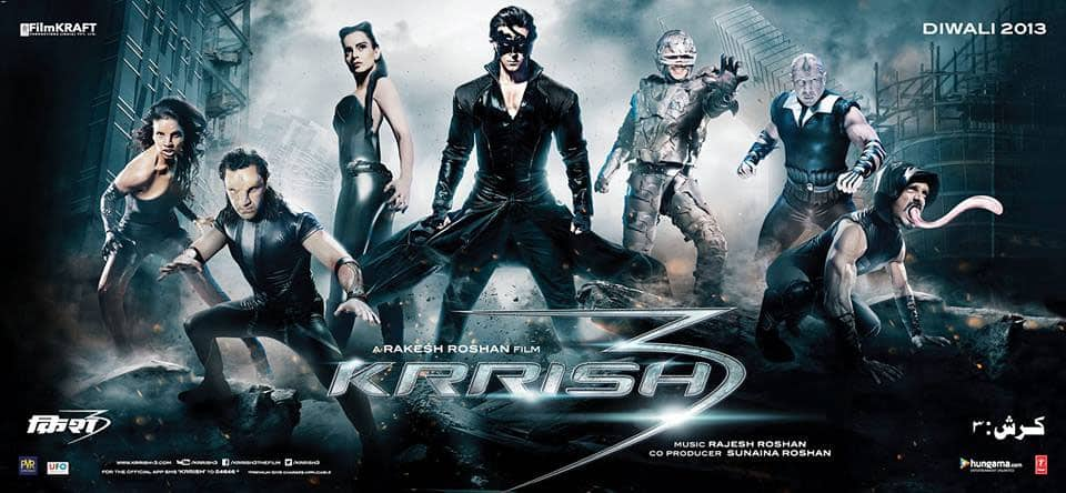 Here's a new poster of 'Krrish 3'. Pic courtesy: facebook.com/Krrish3thefilm