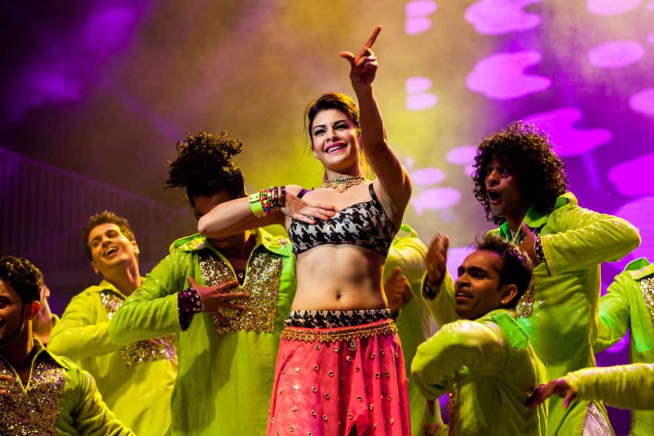 Jacqueline Fernandez during her performance at the gala event.