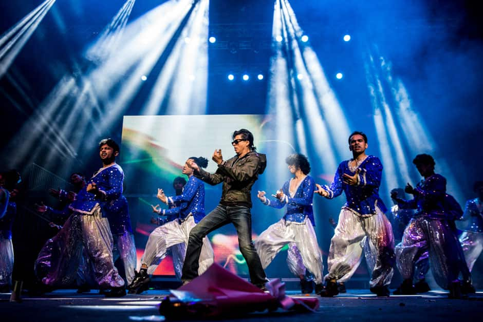 Shah Rukh Khan during a performance.