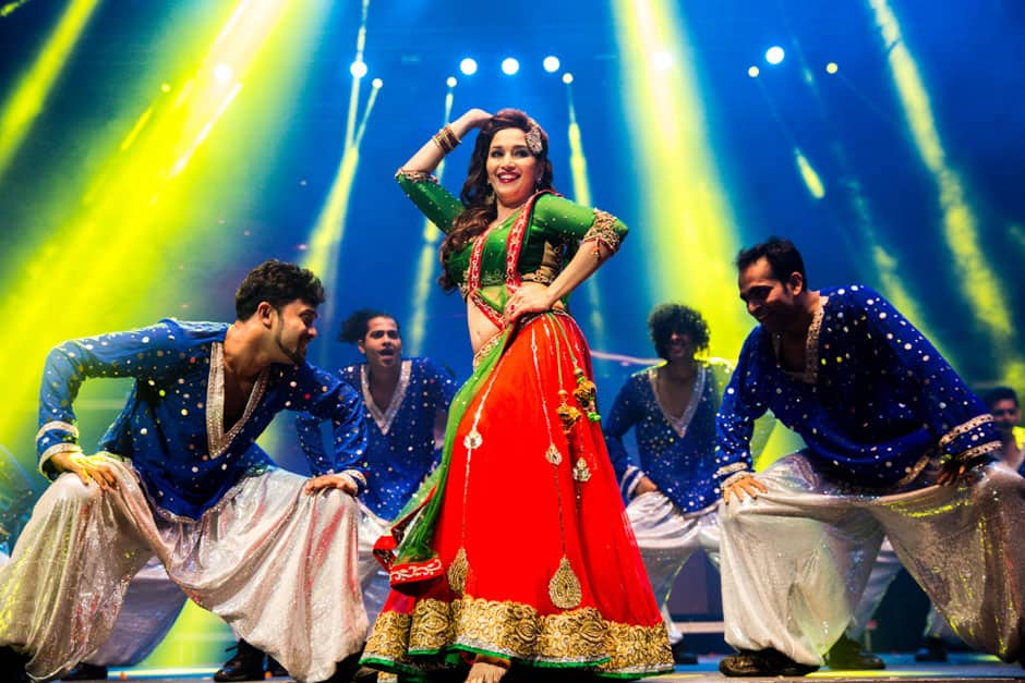 Madhuri Dixit enthralls the crowd.