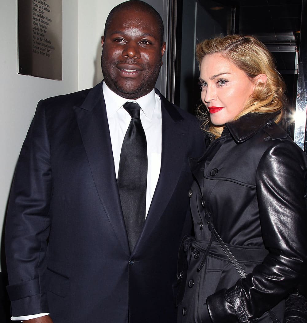 Director Steve McQueen and Madonna attend the New York Film Festival screening of 