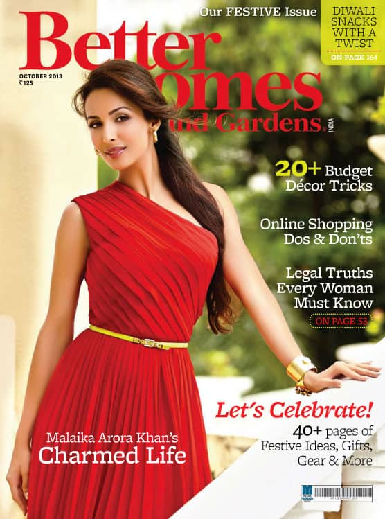 Yummy mummy Malaika Arora Khan covers this month's Better Homes and Gardens. Pic Courtesy: Pinkvilla