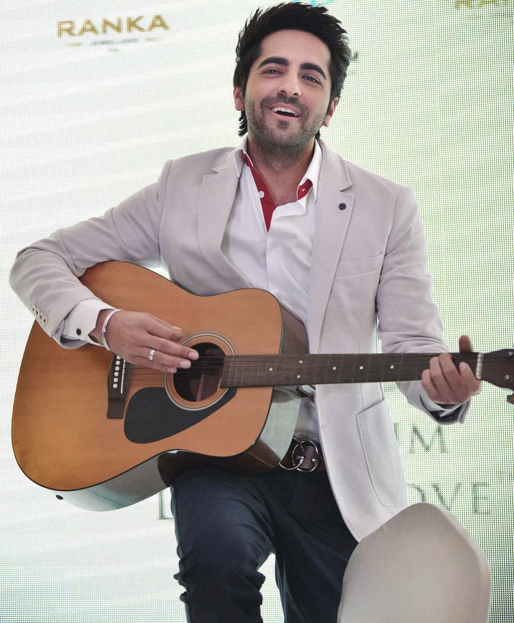 Ayushman Khurrana at an event in Pune.