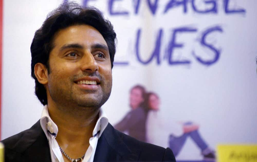 Abhishek Bachchan during the launch of book.