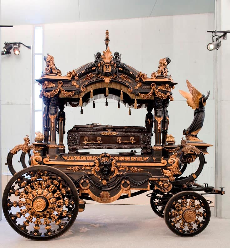 Cementiris de Barcelona: Museum of Funeral Carriages in Barcelona includes exhibits from as far back as the 18th Century. Image Credit: Cementiris de Barcelona, S.A.