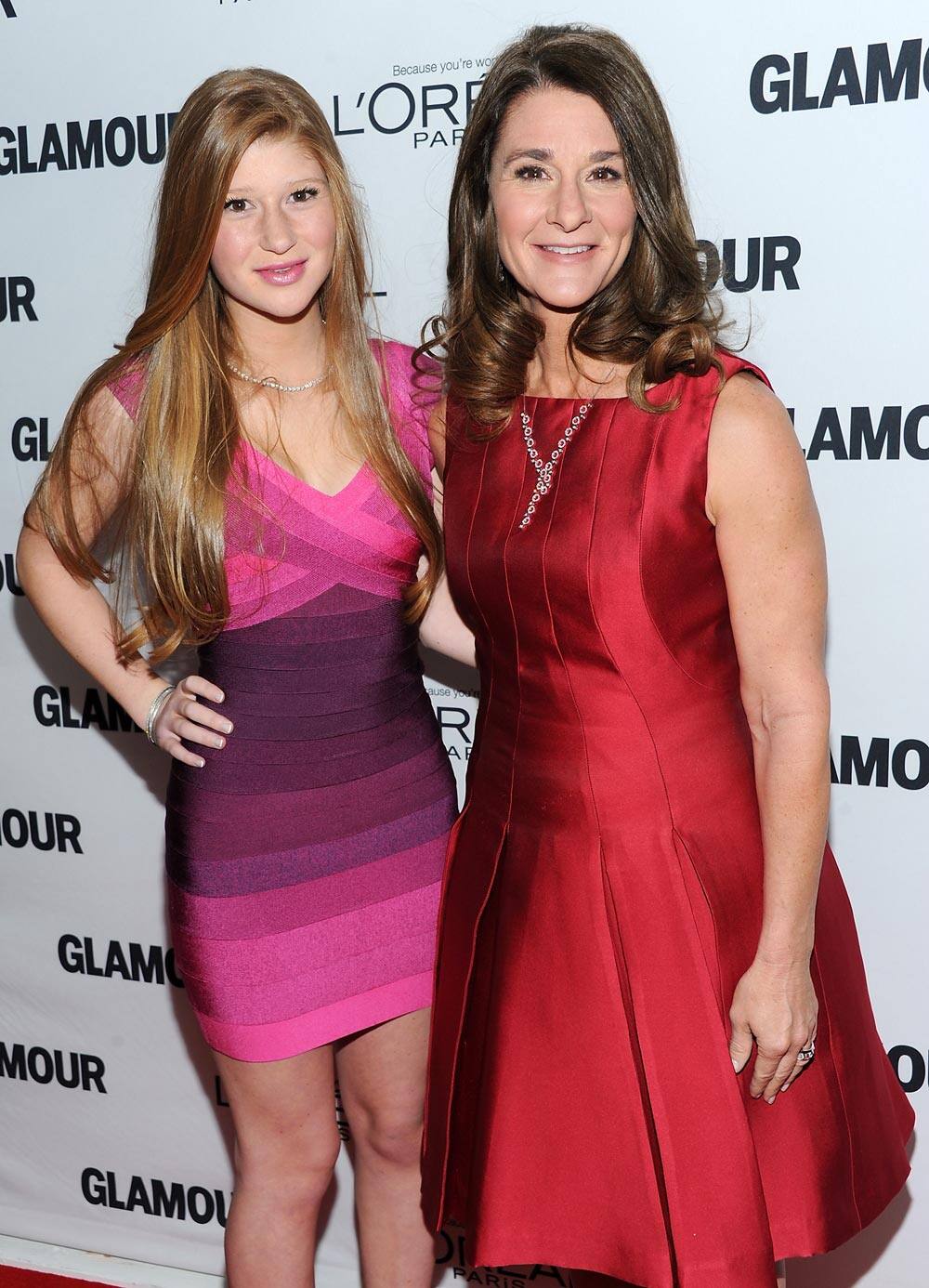 Honoree Melinda Gates, right, and her daughter Phoebe attend the 23rd Annual Glamour Women of the Year Awards hosted by Glamour Magazine at Carnegie Hall, in New York.