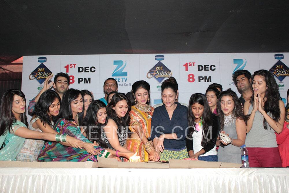 Zee TV artists come together to celebrate Zee Rishtey Awards.