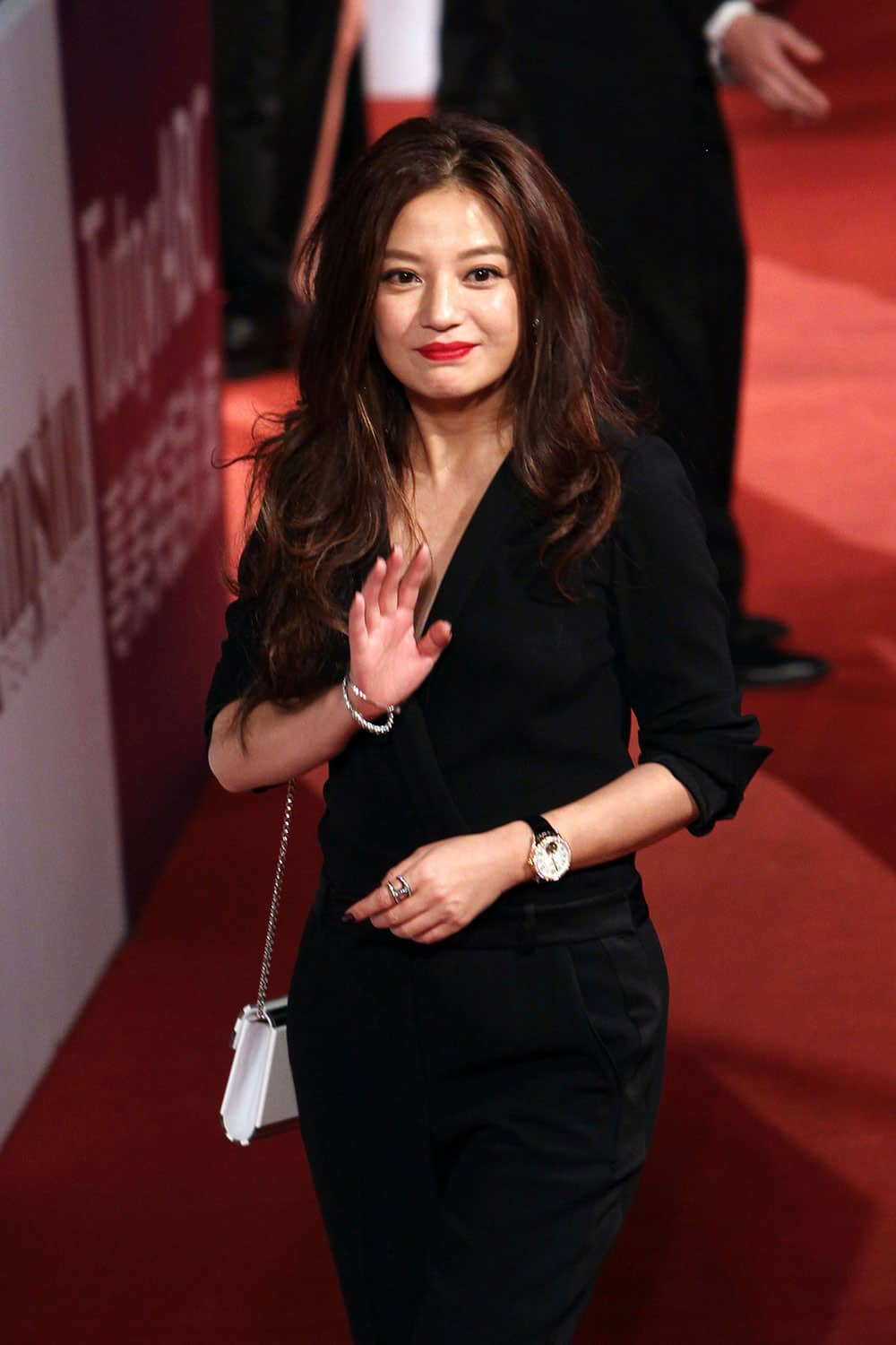 Chinese actress Vicki Zhao poses on the red carpet at the 50th Golden Horse Awards in Taipei, Taiwan.