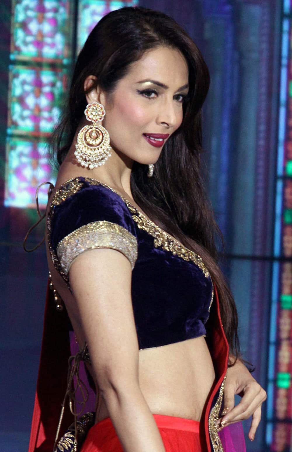 Bollywood actress Malaika Arora Khan during a fashion event in Mumbai.