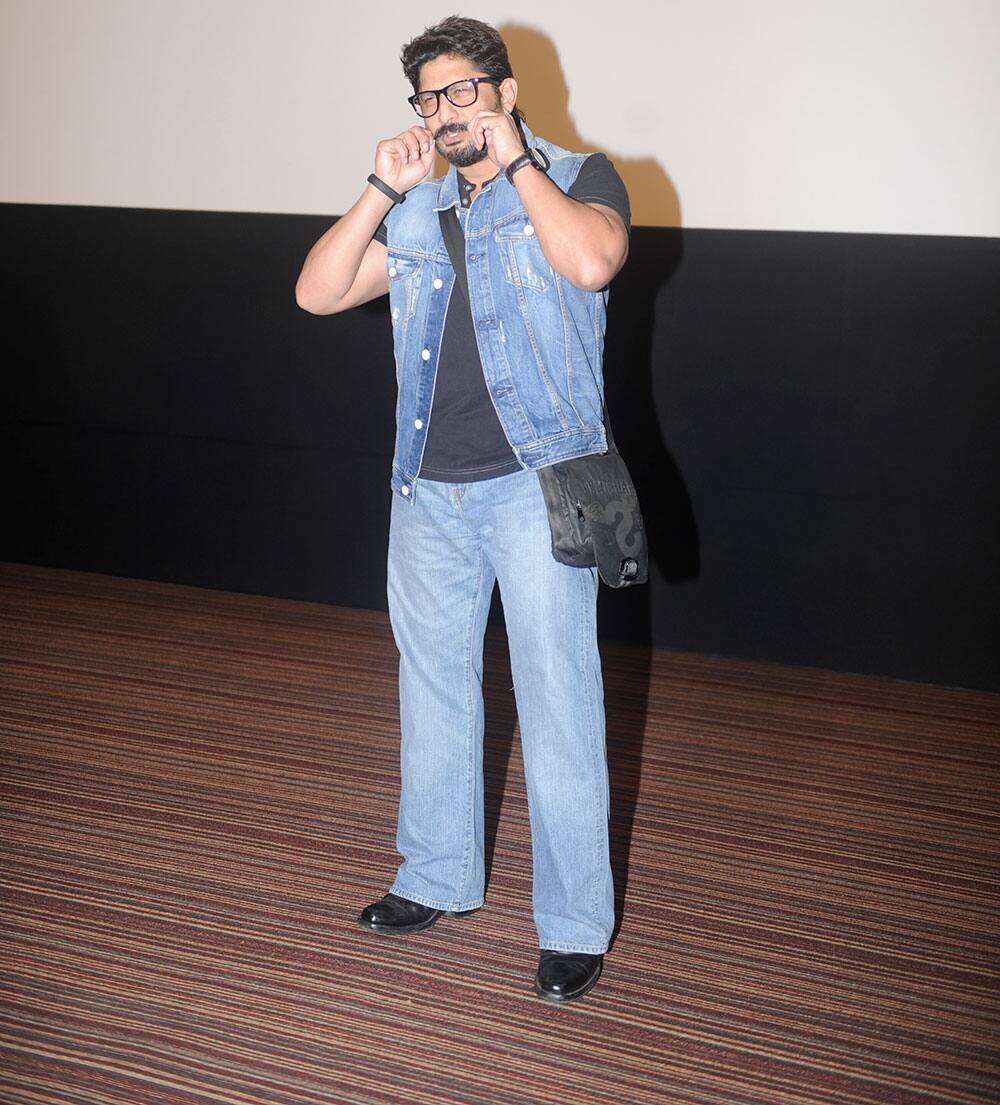 Arshad Warsi at the media interaction of film Dedh Ishqiya at Inox, Malad in Mumbai. Pic Courtesy: DNA