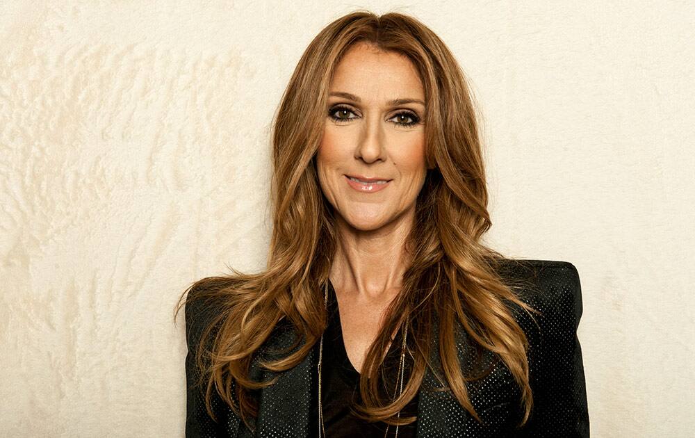 Singer Celine Dion poses for a portrait in Los Angeles.