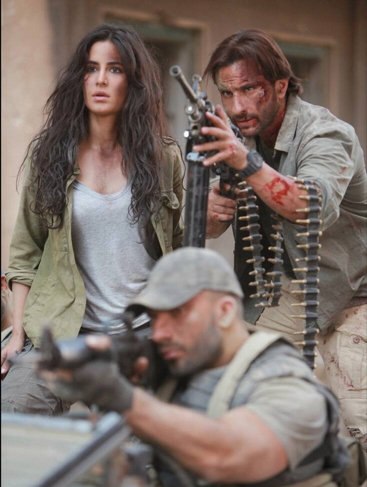 Movie stills `Phantom` - Saif Ali Khan and Katrina Kaif