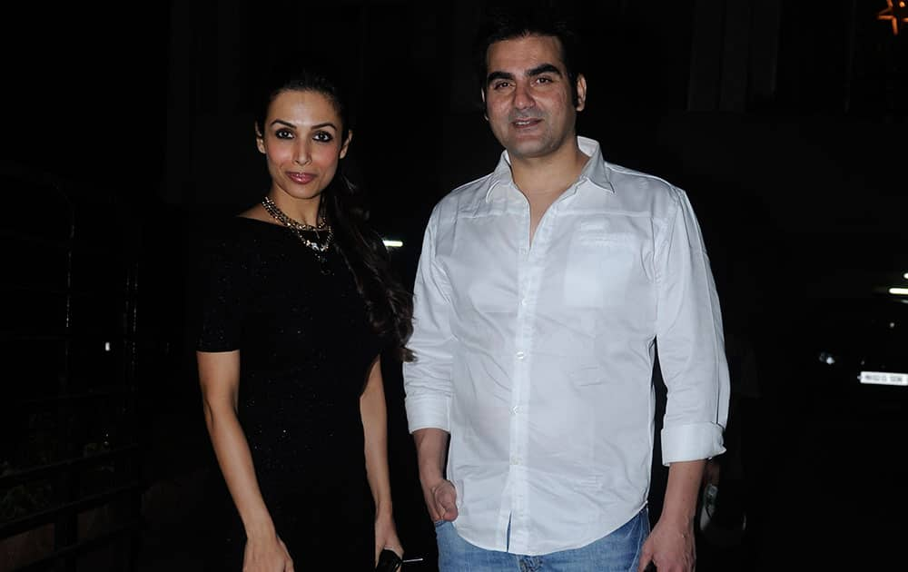 `FAMILY TIES Malaika Arora Khan` at Midnight Mass at Midnight Mass at St Andrew's Church at Bandra in Mumbai. Pic Courtesy: DNA