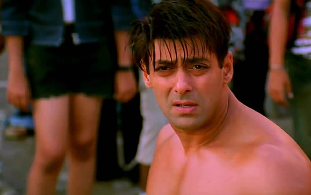 Salman Khan also proved his mettle in comedies. Pic - Movie still 'Mujhse Shaadi Karogi'