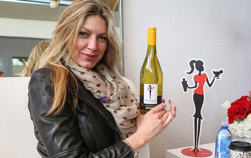 Actress Jes Macallan kicked off awards season with Skinnygirl Chardonnay, one of the newest wine offerings from Skinnygirl Cocktails, while enjoying a day of glam at Prive Salon, in Los Angeles.