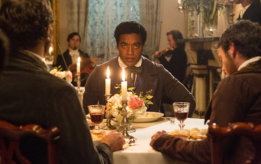 This film publicity image released by Fox Searchlight shows Chiwetel Ejiofor in a scene from '12 Years A Slave.' The film was nominated for an Academy Award for best picture.