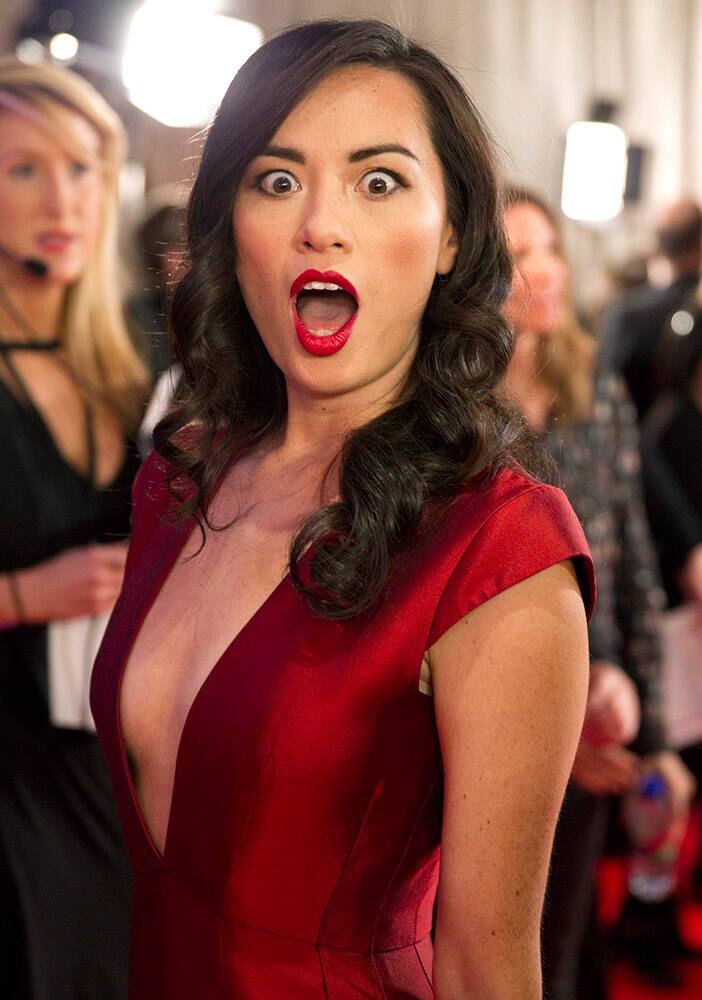 Actor Cara Gee on the red carpet at the Canadian Screen Awards in Toronto.