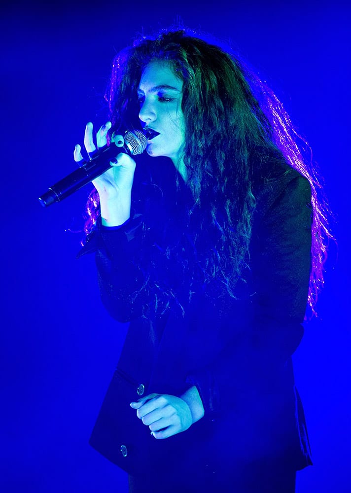 New Zealand singer-songwriter Lorde performs in concert at Roseland in New York.