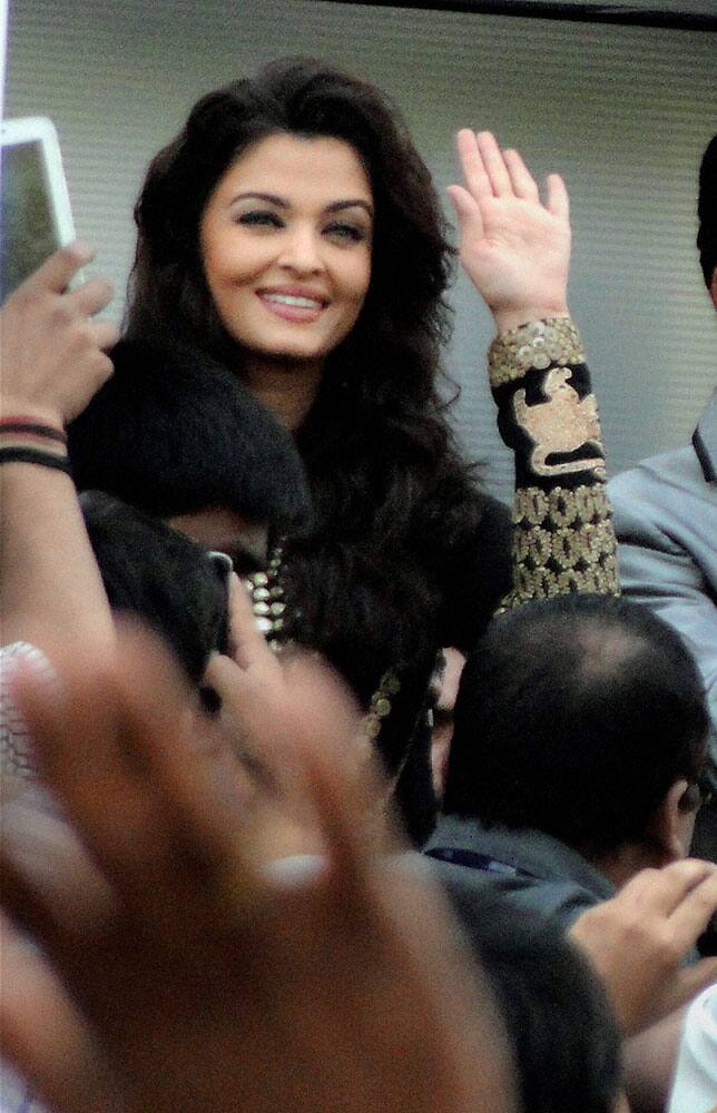 Actress Aishwarya Rai Bachchan at an event in New Delhi.