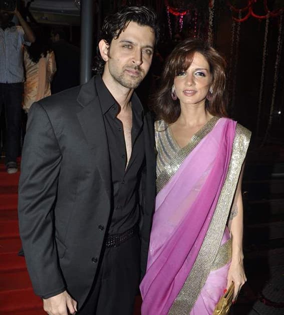 Hrithik Roshan and Suzanne Khan