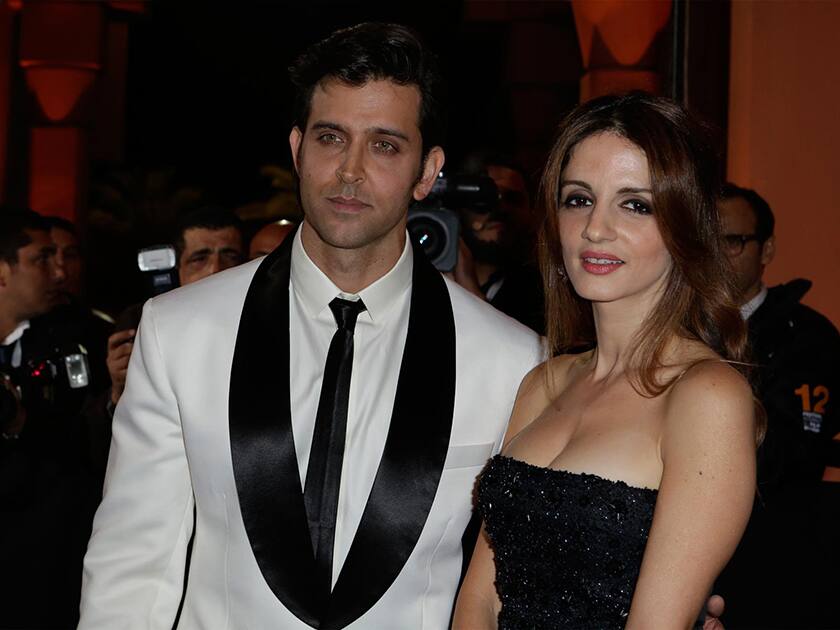 Hrithik Roshan and Suzanne Khan