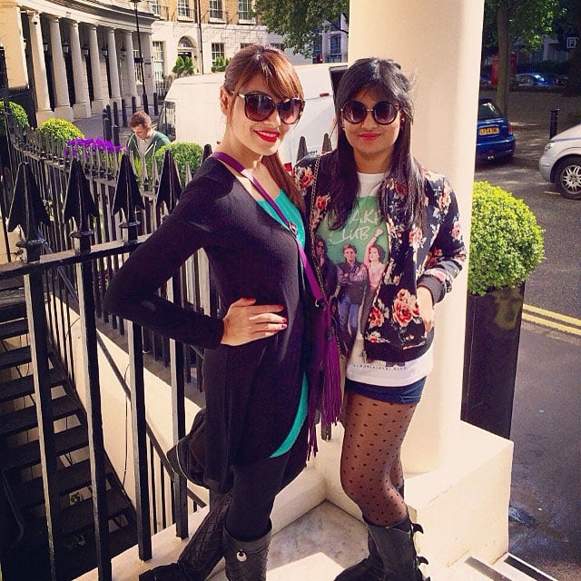 Beautiful day in London!Cold n sinus attack on the way out! Pic Courtesy: Twitter(Bipasha Basu)