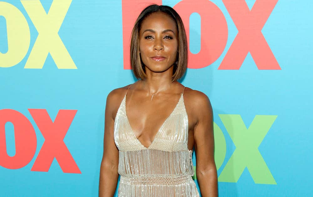 Actress Jada Pinkett Smith attends the FOX Network 2014 Upfront event in New York. 