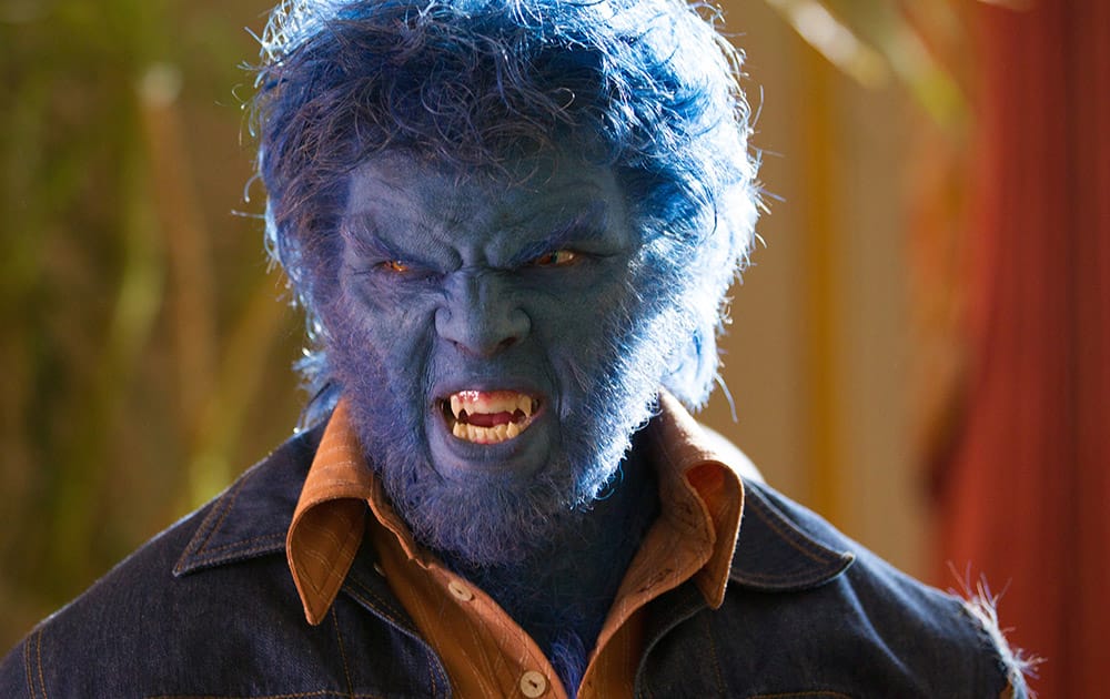 This image released by 20th Century Fox shows Nicholas Hoult in 'X-Men: Days of Future Past.'