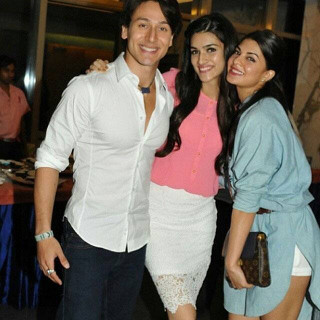 Amazing weekend collections for #heropanti congrats #sajidnadiadwala #sabbir #tigershroff?? #kritisanon. Pic Courtesy: Twitter