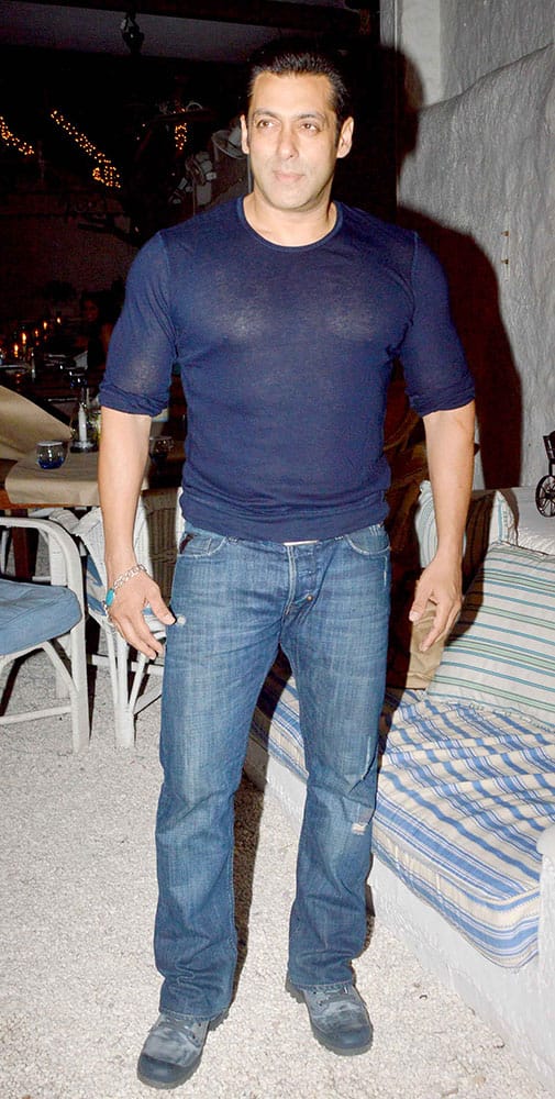 Salman Khan during the success party of the film Heropanti in Mumbai. DNA