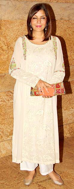 Zeenat Aman during the launch of Dilip Kumar's autobiography 'The Substance and The Shadow' in Mumbai.- Rajneesh Londhe.dna