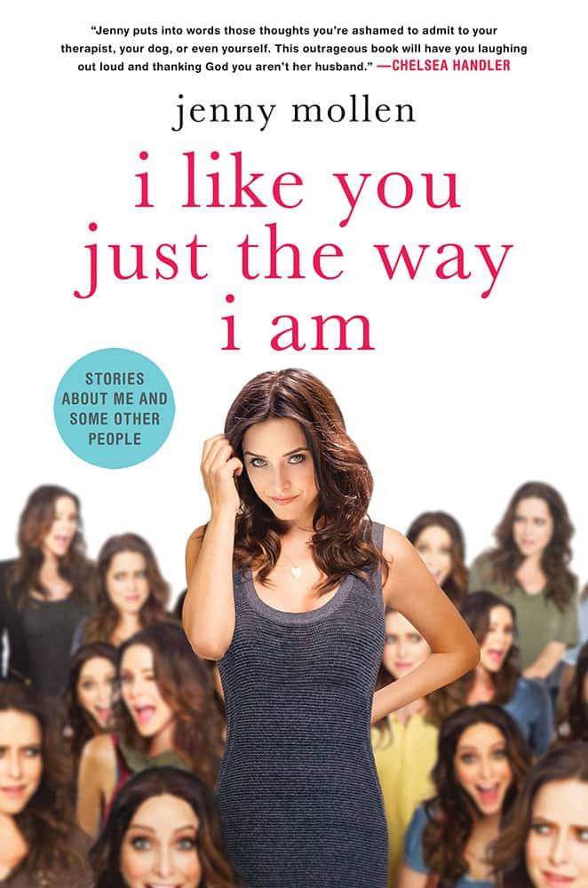 This photo provided by St. Martin's Press shows the cover of author, Jenny Mollen's book, `I Like You Just The Way I Am: Stories About Me and Some Other People.` 