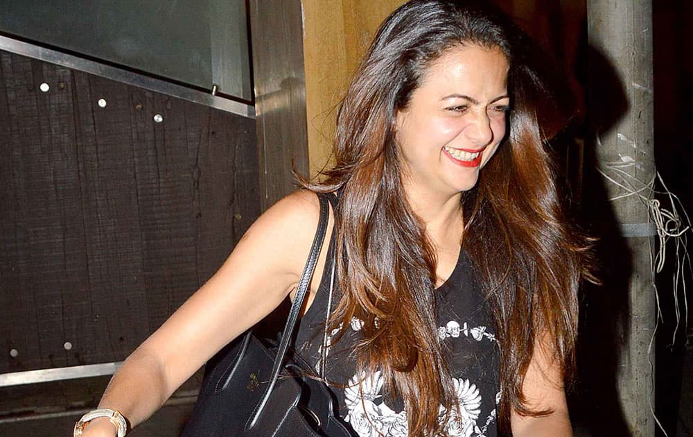 Amrita Arora was spotted at Kareena Kapoor Khan’s residence in Bandra. dna