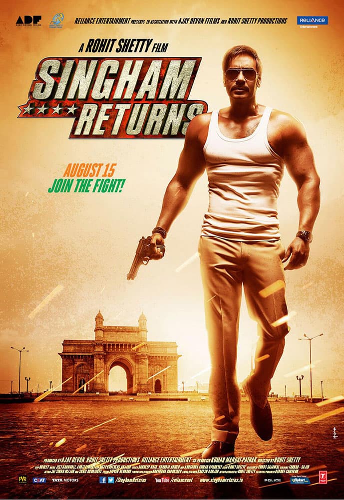 Ajay will essay the role of Bajirao Singham.