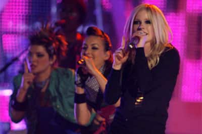 Avril Lavigne performs at the Juno Awards in Calgary, Canada