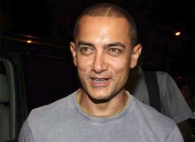 Aamir Khan arrives to attend Katrina's birthday party in Mumbai. 