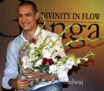 Aamir Khan attends the launch of a book entitled 