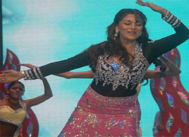 Madhuri sizzles on stage  during `The Unforgettable` show in LA