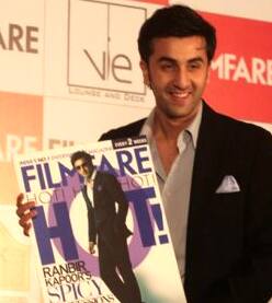 Bollywood's blue-eyed boy Ranbir Kapoor launches Filmfare's August issue.