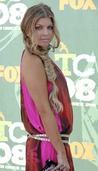 Singer Fergie at the 2008 Teen Choice Awards 