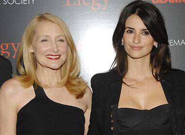 Actresses Patricia Clarkson and Penelope Cruz in New York. 