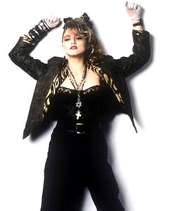 Madonna strikes a pose in her 'Desperately Seeking Susan' role. The 1985 film featured her hit 'Into the Groove.'