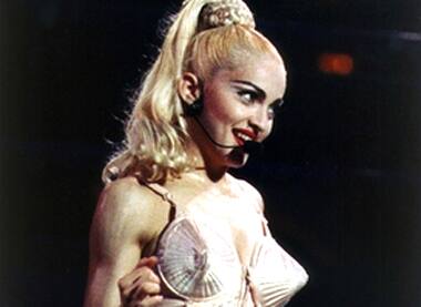 The Blond Ambition World Tour 90 was Madonna's second world tour. Due to its juxtaposition of Catholicism and sexuality, the concert became a highly controversial -- and successful -- venture. 