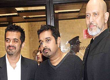 The trio of Shankar, Ehsaan and Loy at the 11th Annual Rajiv Gandhi Awards 2008.